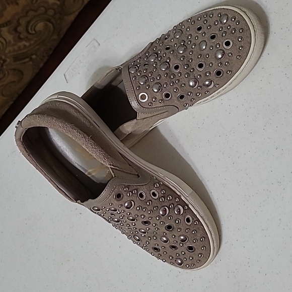 Sam Edelman slip-on suede sneakers size 6 - Picture 1 of 10